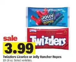 Meijer Twizzlers Licorice or Jolly Rancher Ropes offer