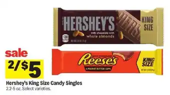 Hershey's King Size Candy Singles