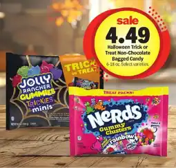 Meijer Halloween Trick or Treat Non-Chocolate Bagged Candy offer