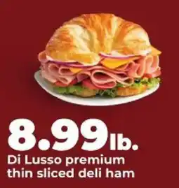 Hy-Vee Di Lusso premium thin sliced deli ham offer