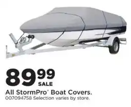 Mills Fleet Farm All StormPro Boat Covers offer