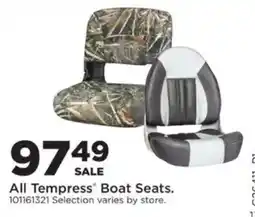 Mills Fleet Farm All Tempress Boat Seats offer