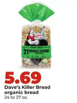 Hy-Vee Dave's killer bread organic bread offer