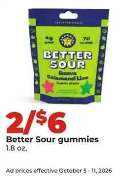 Hy-Vee Better Sour gummies offer