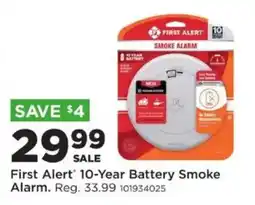 Mills Fleet Farm First Alert 10-Year Battery Smoke Alarm offer
