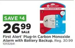 Mills Fleet Farm First Alert Plug-In Carbon Monoxide Alarm with Battery Backup offer