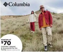 Mills Fleet Farm Columbia Apparel & Accessories for the Family offer