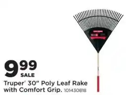 Mills Fleet Farm Truper 30" Poly Leaf Rake with Comfort Grip offer