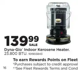 Mills Fleet Farm Dyna-Glo Indoor Kerosene Heater offer
