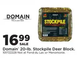 Mills Fleet Farm Domain 20-lb. Stockpile Deer Block offer