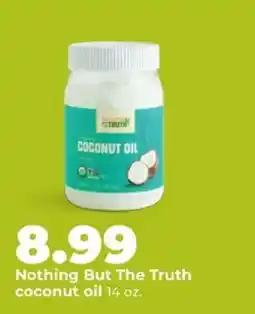 Hy-Vee Nothing But The Truth coconut oil offer