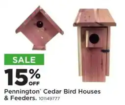 Mills Fleet Farm Pennington Cedar Bird Houses & Feeders offer