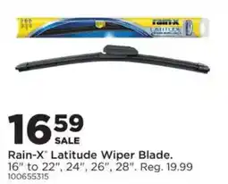 Mills Fleet Farm Rain-X Latitude Wiper Blade offer