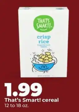 Hy-Vee That's Smart! cereal offer