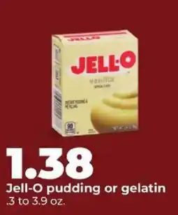 Hy-Vee Jell-O pudding or gelatin offer