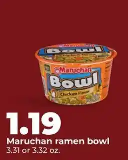 Hy-Vee Maruchan ramen bowl offer