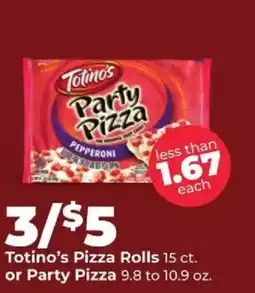 Hy-Vee Totino's Pizza Rolls offer