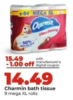 Hy-Vee Charmin bath tissue offer