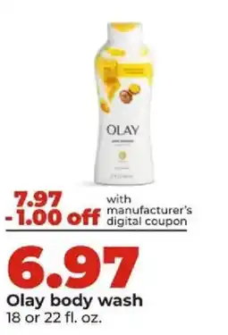 Hy-Vee Olay body wash offer