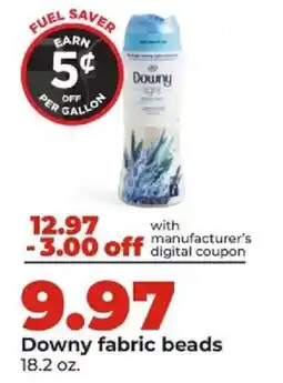 Hy-Vee Downy fabric beads offer