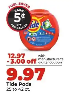 Hy-Vee Tide Pods offer