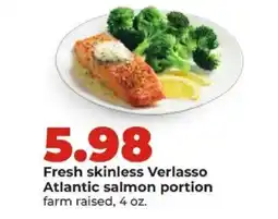 Hy-Vee Fresh skinless Verlasso Atlantic salmon portion offer