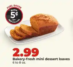 Hy-Vee Bakery-fresh mini dessert loaves offer