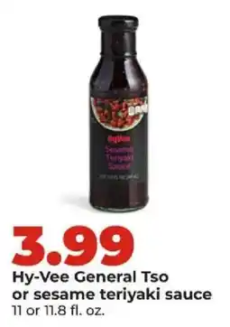 Hy-Vee Hy-Vee general tso or sesame teriyaki sauce offer