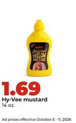 Hy-Vee Hy-Vee mustard offer