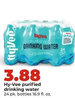 Hy-Vee Hy-Vee purified drinking water offer