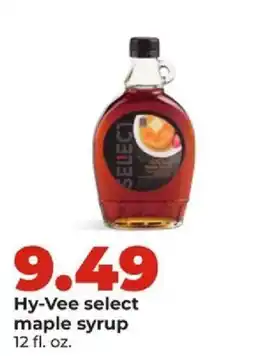 Hy-Vee Hy-Vee select maple syrup offer