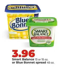 Hy-Vee Smart Balance spread or Blue Bonnet spread offer