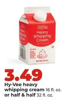Hy-Vee Hy-Vee heavy whipping cream offer