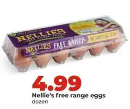 Hy-Vee Nellie's free range eggs offer