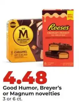 Hy-Vee Good Humor, Breyer's or Magnum novelties offer