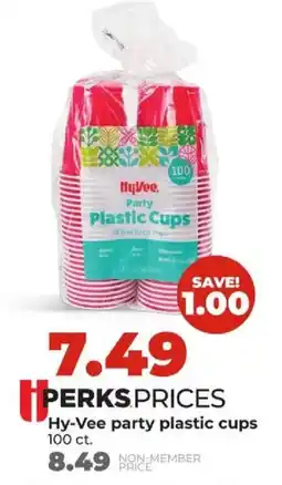 Hy-Vee Hy-Vee party plastic cups offer