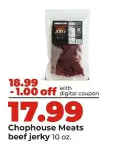 Hy-Vee Chophouse Meats beef jerky offer