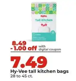 Hy-Vee Hy-Vee tall kitchen bags offer