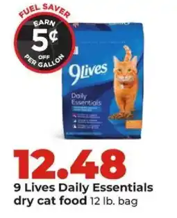 Hy-Vee 9 lives daily essentials dry cat food offer