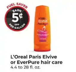 Hy-Vee L'oreal Paris Elvive or EverPure hair care offer