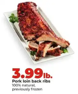 Hy-Vee Pork loin back ribs offer