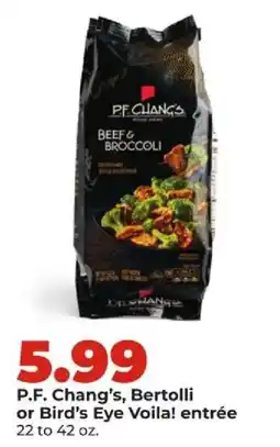 Hy-Vee P.F. Chang's, Bertolli or Bird's Eye Voila! entrée offer