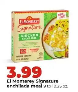 Hy-Vee El Monterey Signature enchilada meal offer