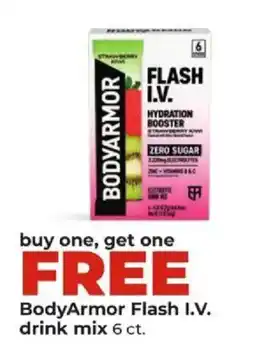 Hy-Vee BodyArmor Flash I.V. drink mix offer