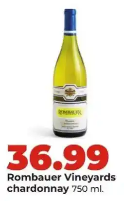 Hy-Vee Rombauer Vineyards chardonnay offer