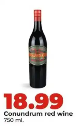 Hy-Vee Conundrum red wine offer