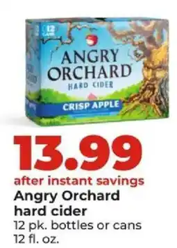 Hy-Vee Angry Orchard hard cider offer