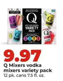Hy-Vee Q Mixers vodka mixers variety pack offer