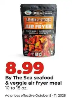 Hy-Vee By The Sea seafood & veggie air fryer meal offer