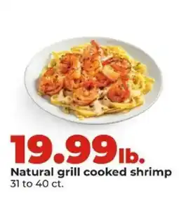 Hy-Vee Natural grill cooked shrimp offer